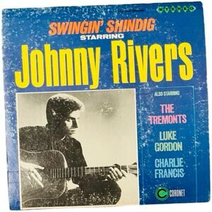 Johnny Rivers – Swingin’ Shindig LP Vinyl Record (1964) Coronet CXS-246
